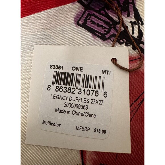 COACH 83061 LEGACY DUFFLES 27 X 27 MULTICOLOR NWT SCARF - Picture 2 of 4